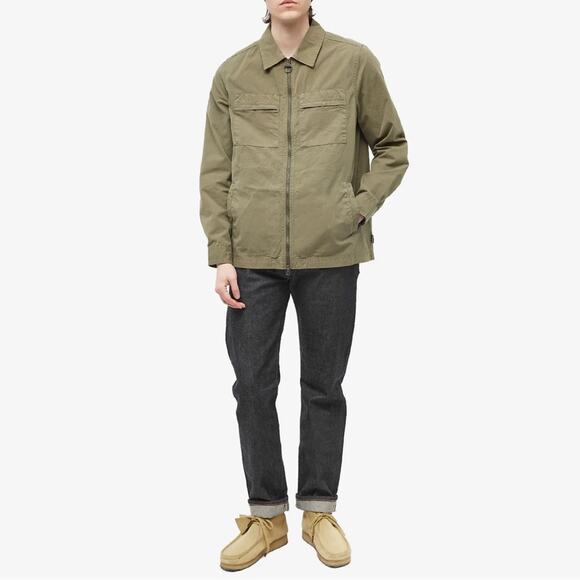 NWT Barbour Tollgate Overshirt Military Shirt Agave Green Size Small - Picture 4 of 8